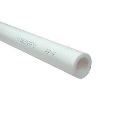 Труба ПП 50х8,3 SDR 6 PN 20, для ГВС, белая, PlasticPro