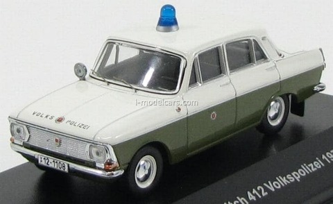 Moskvich-412 Volkspolizei (People's Police DDR) 1972 CCC094 IST Models 1:43