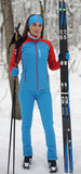 Женская утепленная лыжная куртка Nordski Premium 2020 Blue-Red