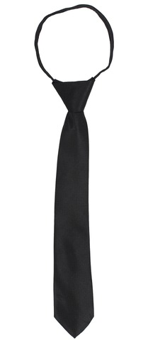 Галстук черный в клетку TSAREVICH