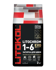 LE 120 Жемчужно-серый LITOCHROM 1-6 затирочная смесь 2 кг