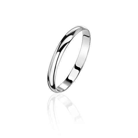 Обручальное кольцо с из белого золота 585 пробы JA-O-1О020013