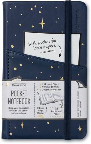 Bookaroo Notebook (A5) Journal - Moon & Stars