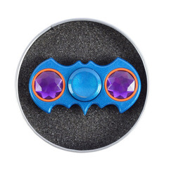 Спиннер для рук"Top Spinner. BatSpin", металлический подшипник, цвет синий