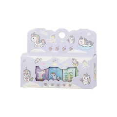 
          Декоративный скотч - 5 шт, с единорогами, детская клейкая лента с рисунком для скрапбукинга, декора и творчества, (цветные скотчи бумажные узкие)