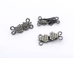 Крючки пришивные стразы, р. 35*10 мм