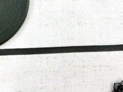 Лента киперная, хлопок, ш. 1 см, тёмный хаки