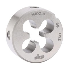 Плашка М 8,0х1,0 DINEN22568 HSS 6g 25х9мм NKP 240081N