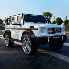 Детский электромобиль "Mercedes-Benz AMG-G 65" белый