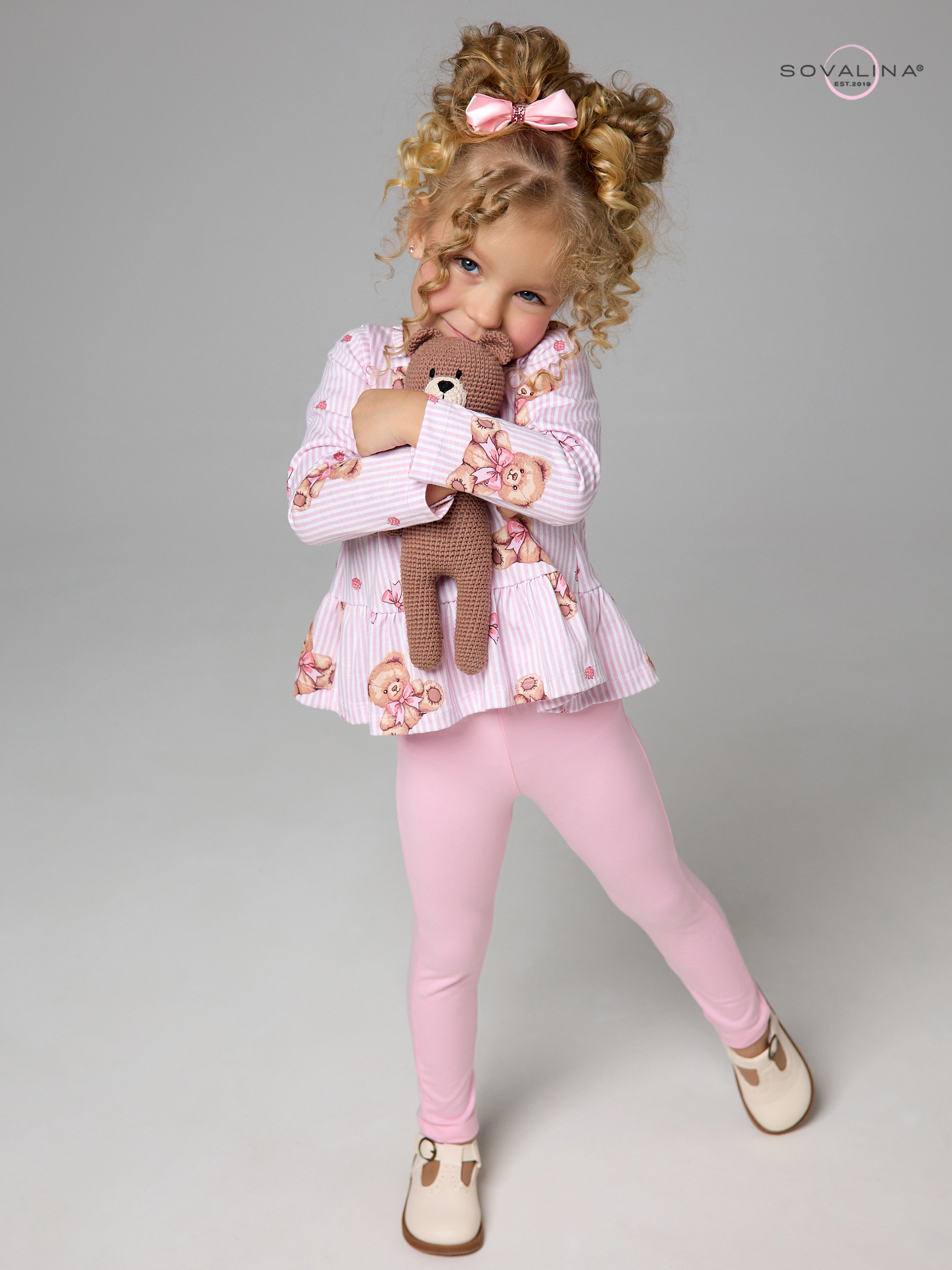 Костюм Алиса SG мишки с бантиком-роза