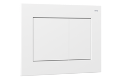 Скоро на складе! Панель двойного смыва RIVO Touch line Белый матовый (matte WHITE)