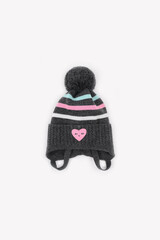 шапка  для девочки  КВ 20336/ш/серый