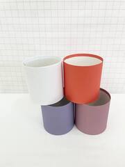 Цилиндр одиночный, Красный, 12*12 см, 1 шт. (без крышки)