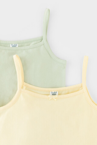 майка  для девочки  К 1187-2уп/солнечный свет,морская пена