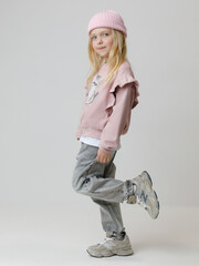 джемпер  для девочки  КР 302830/розовый лед к601