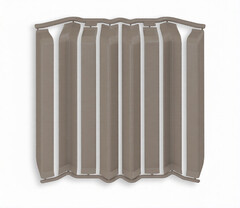 Накладки для плинтуса Идеал Дюра напольный округлый 80мм 036 Платиново-серый (2 набора из 8 элементов) во флоупаке