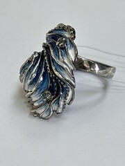 Плима (кольцо из серебра)