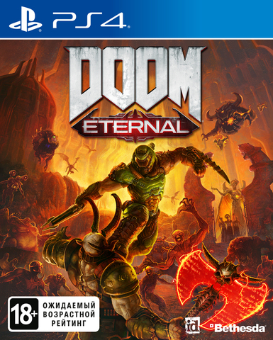 DOOM Eternal (диск для PS4, полностью на английском языке)