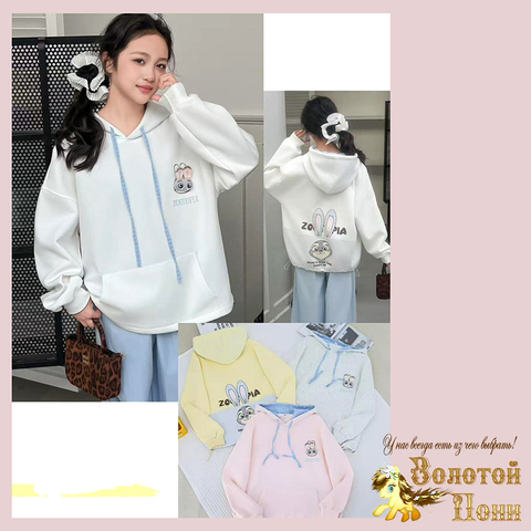 Толстовка хлопок подр д (12-16) 260205-LP630