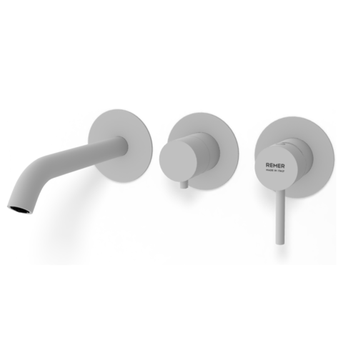 Remer X54D3PWBBO Смеситель для ванны Remer X Style X54D3PWBBO, белый матовый