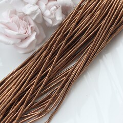 Гематин гематит, цилиндрические бусины, 3*2 мм, шоколад, 1 нить, ГМ091