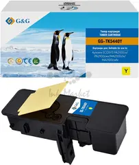 Тонер-картридж G&G, аналог Kyocera TK-5440Y желтый для Kyocera PA2100cx, PA2100cwx, MA2100cfx, MA2100cwfx 2.4k с чипом