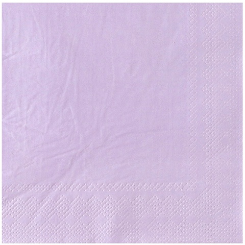 Салфетка Пастель лаванда 33см 12шт