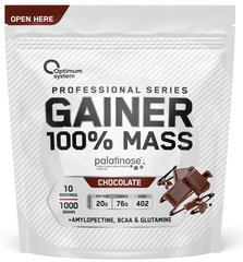 Гейнер Optimum System 100% Mass Gainer 1000 г
