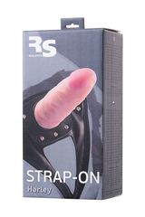 Телесный страпон на трусиках Realstick Harley - 17,3 см. - 