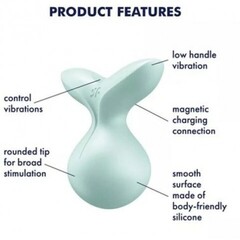 Стимулятор клитора Satisfyer Viva la Vulva 3 мятный