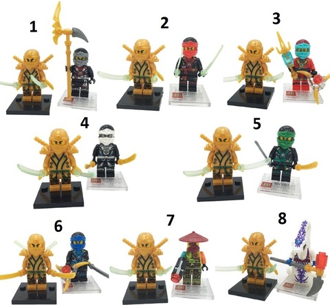 Минифигурки Ниндзяго Золотой ниндзя — Ninjago