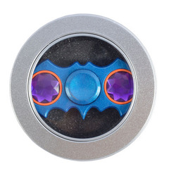 Спиннер для рук"Top Spinner. BatSpin", металлический подшипник, цвет синий