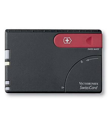 Швейцарская карта Victorinox SwissCard, Black & Red (0.7103)