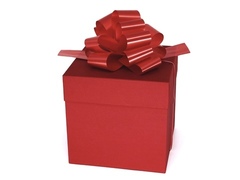 Коробка для подарков Красная  9,5 см*9,5 см*9,5 см