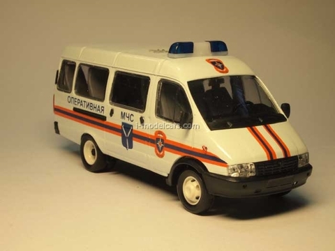 GAZ-3221 Gazelle Ministry of Emergency Situations early facing Agat Mossar Tantal 1:43