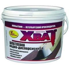 Шпатлевка для внутренних работ акрилатная Новбытхим Хват 800 г