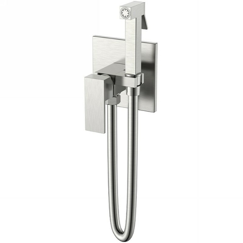 Boheme 477-NB Смеситель гигиенический Qubic Brushed Nickel