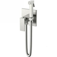 Boheme 477-NB Смеситель гигиенический Qubic Brushed Nickel фото