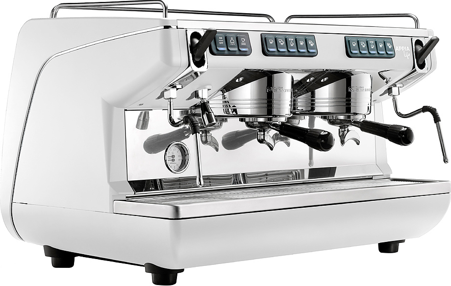 Рожковая кофемашина Nuova Simonelli Appia Life 2Gr V 220V white economizer+high groups (165650)