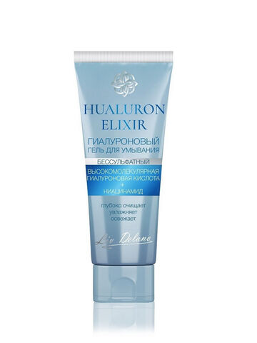 Hyaluron Elixir Гиалуроновый гель для умывания 75 г. (Liv-delano)