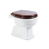 BelBagno BB115SCW-ORO Сиденье деревянное, цвет Орех (Noce), Soft close металлическое крепление, петли Золото