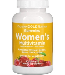 California gold nutrition, 
мультивитаминный комплекс для женщин, ягодный и фруктовый вкус, 90 жевательных конфет