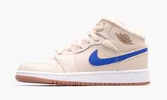 Air Jordan 1 Mid TD "Fleece Pearl White"