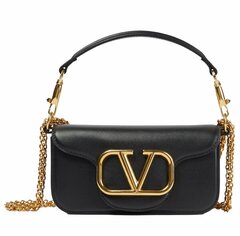 Маленькая сумка на плечо Valentino Small Locò черный