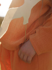 Шорты удлиненные Mjölk Горчичный желтый, из муслина