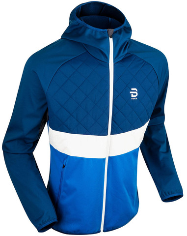 Премиальная Тёплая Куртка для Лыж и Зимнего бега Bjorn Daehlie Nordic 2.0 Estate Blue Мужская