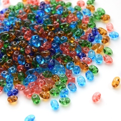 Бисер Twin Микс №40 разноцветный прозрачный