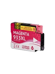 Струйный картридж Sakura CN055AE (№933XL Magenta) для HP Officejet 6100, 6600, 6700, 7110, 7510, 7512, 7610, 7612, пигментный тип чернил, пурпурный, 14 мл., 920 к.