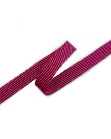 Репсовая лента , цвет: розовый яркий, ширина: 10 мм