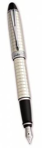 Ручка перьевая Aurora Ipsilon Quadra Silver CT, M (AU-B14-QM)